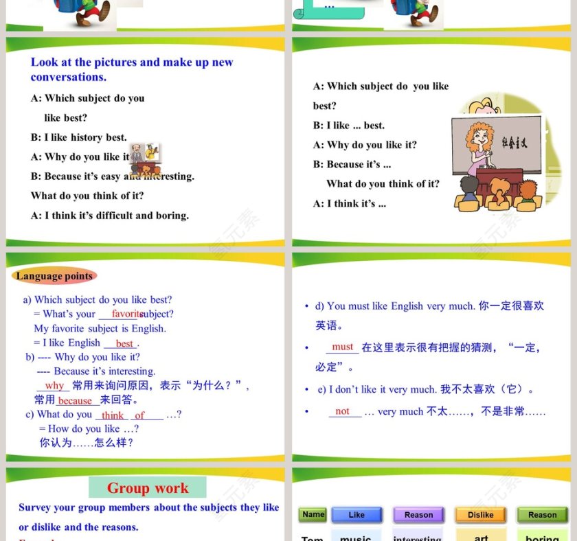Unit5 Topic3-My school life is very interesting教学ppt课件第4张