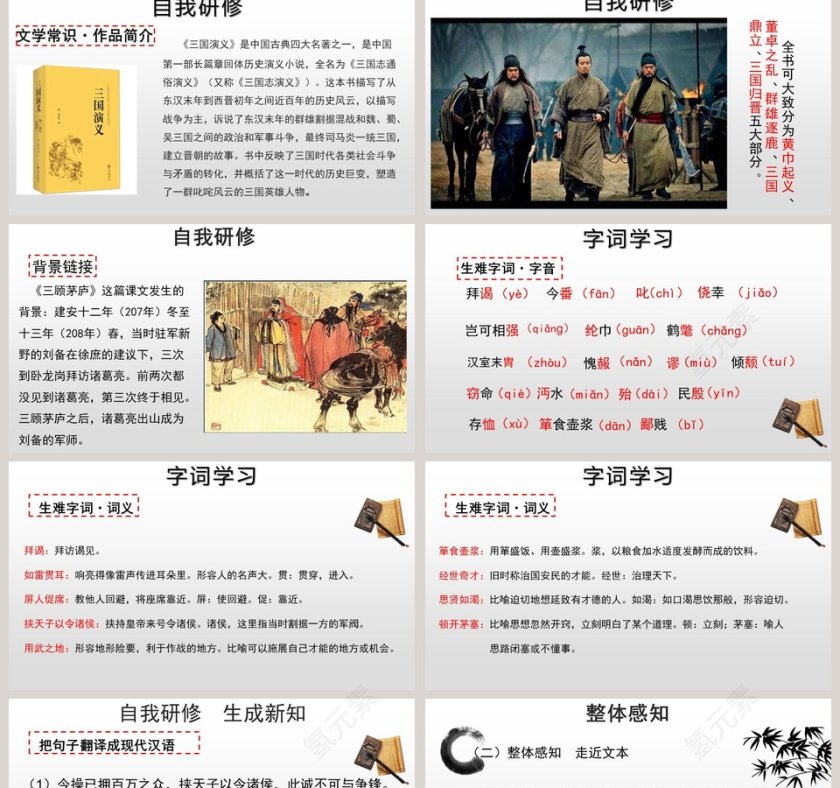 课文解析三顾茅庐语文课件PPT第2张