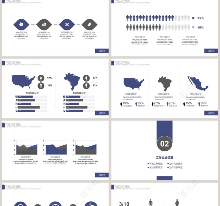 白色简约清新大气化工化学PPT模版 第2张