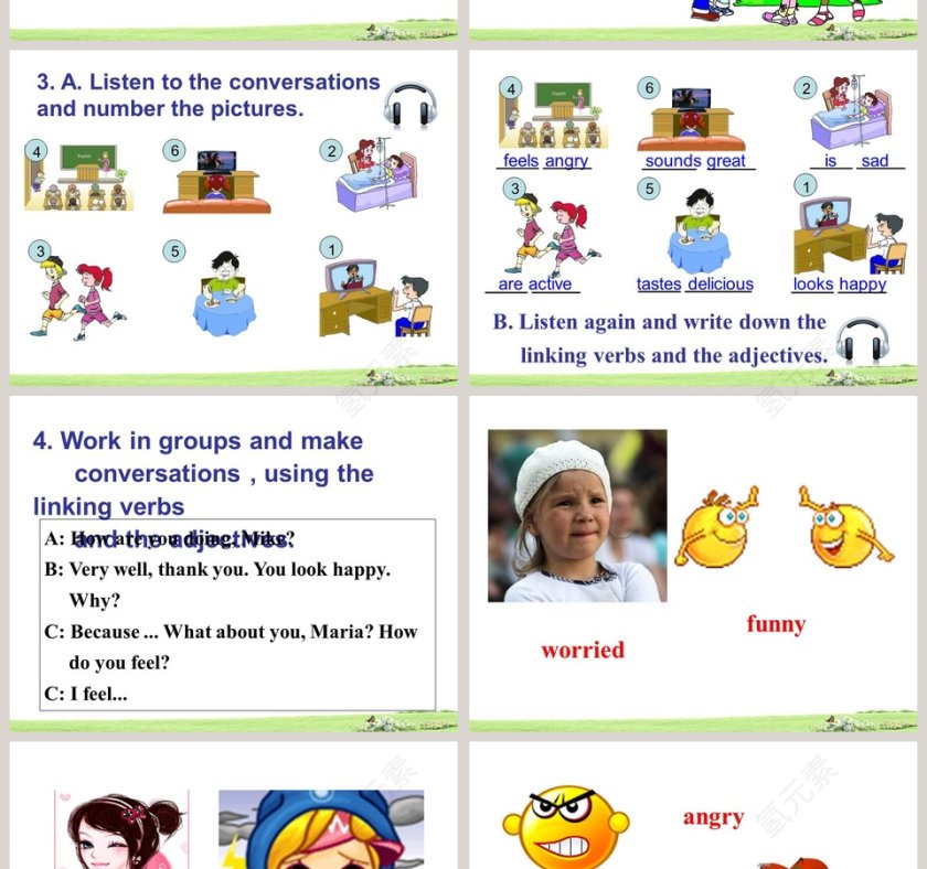 Unit 5  Topic 1-Im so happy教学ppt课件第6张