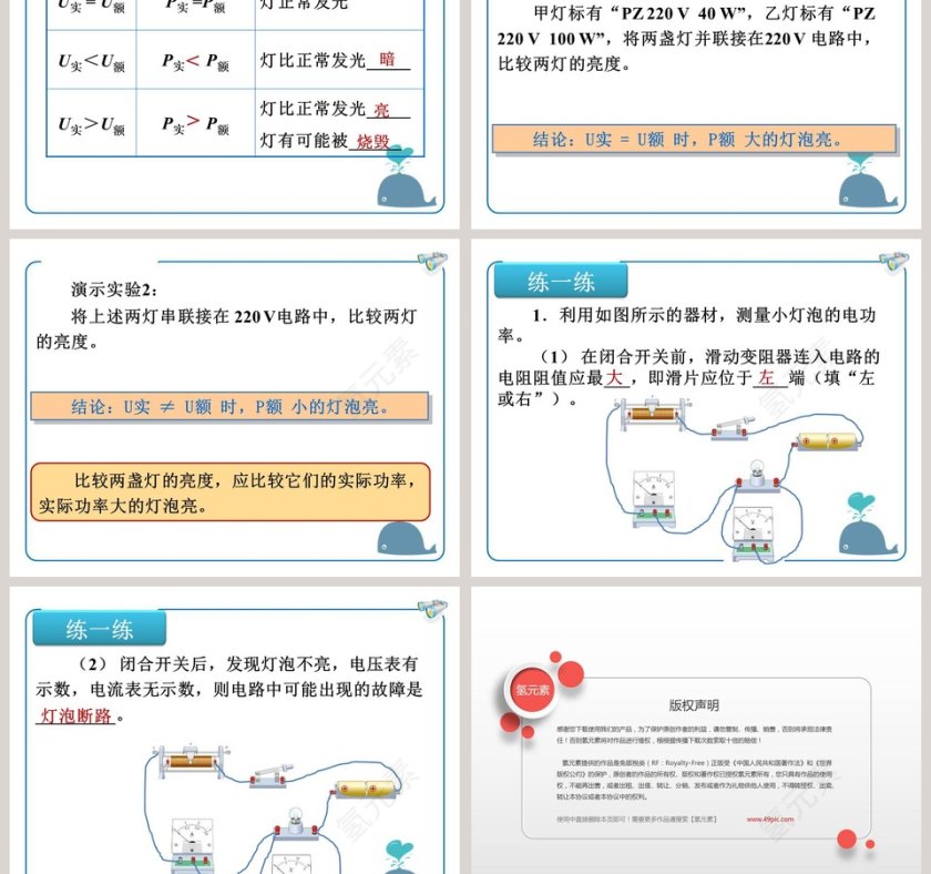 测量小灯泡的电功率-第十四章 电功率教学ppt课件第3张