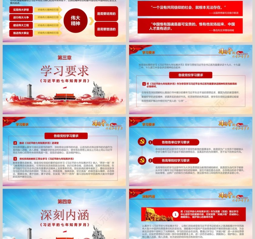 习近平的七年知青岁月PPT第3张