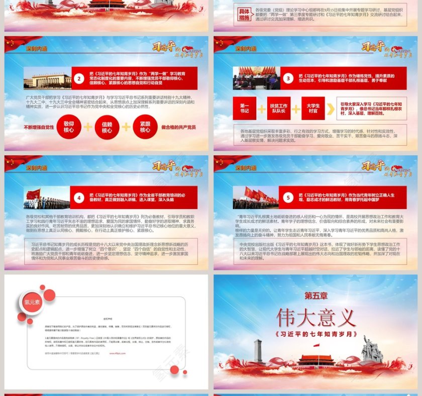 习近平的七年知青岁月PPT第4张