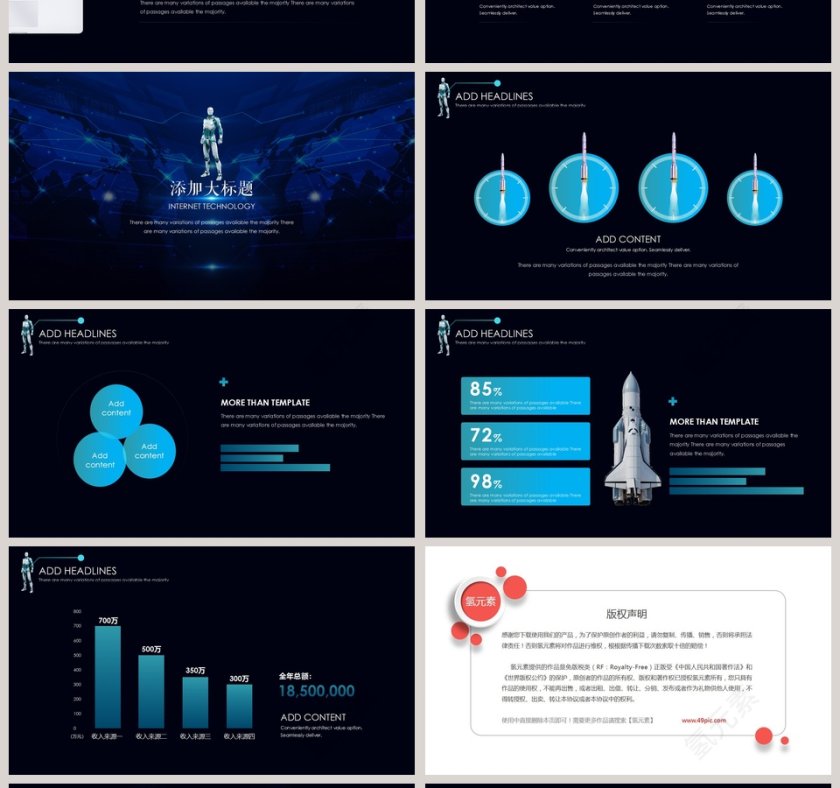 科技风新品发布会PPT模板第4张