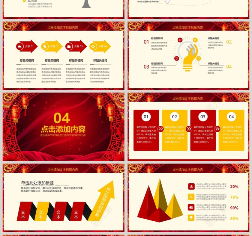 旺福猪年开门红年会总结PPT第4张