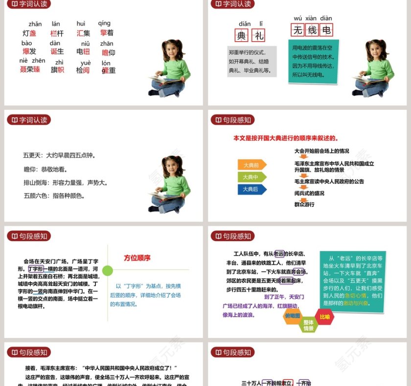 课文解析六年级语文上册开国大典语文课件PPT第2张