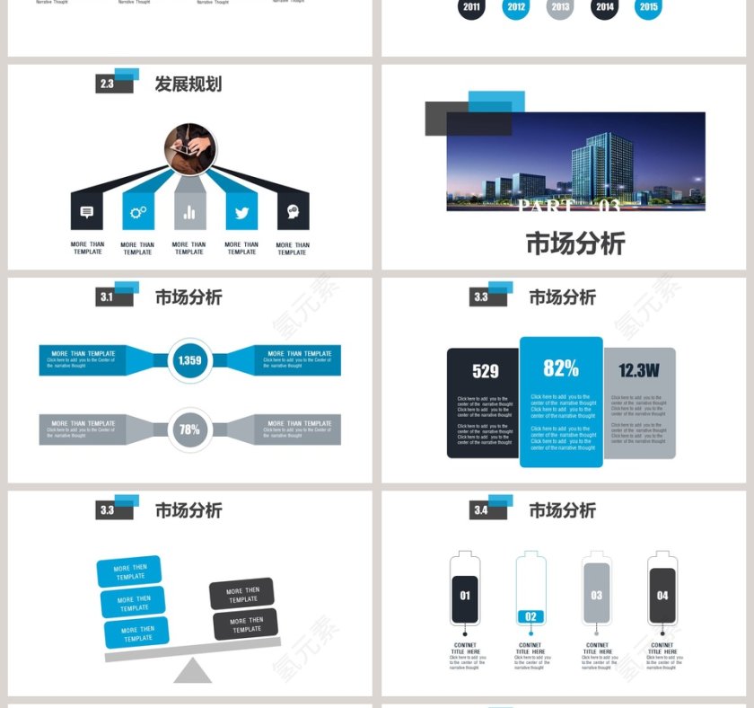 公司企业项目商业计划书PPT模板第4张