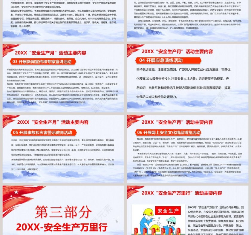 2019安全生产月培训PPT模板第3张