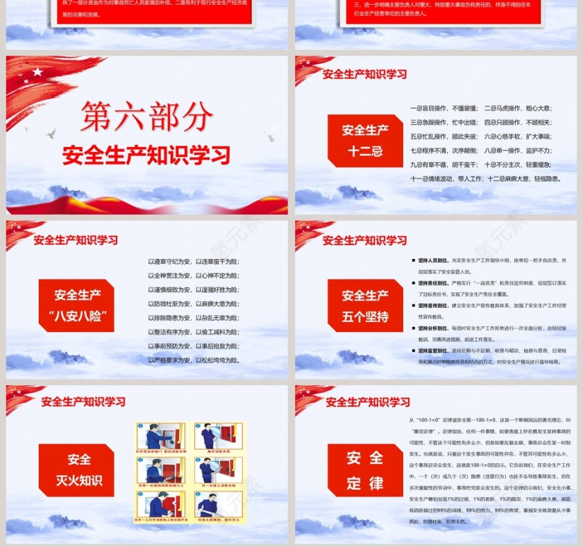 2019安全生产月培训PPT模板第7张
