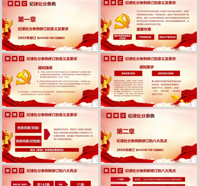 中国共产党纪律处分条例解读2018版党课党建ppt第2张