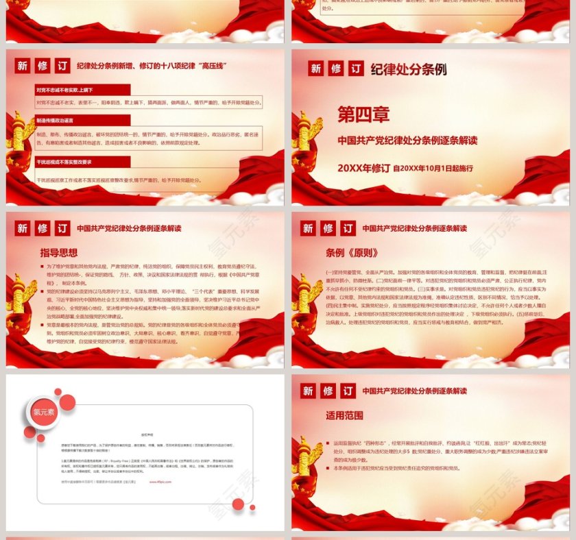 中国共产党纪律处分条例解读2018版党课党建ppt第4张