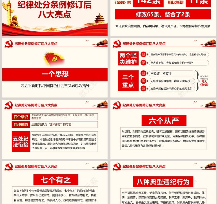 2019年新修订中国共产党纪律处分条例ppt第3张