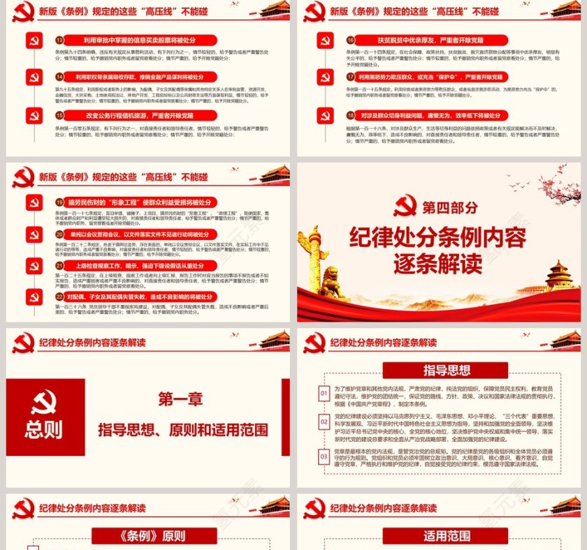 2019年新修订中国共产党纪律处分条例ppt第5张