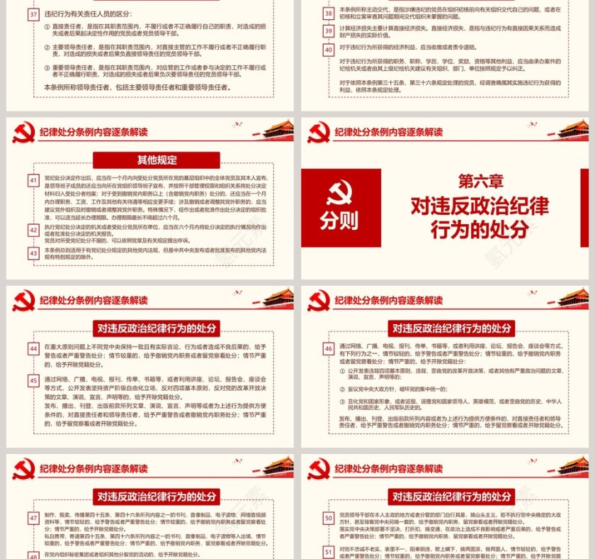 2019年新修订中国共产党纪律处分条例ppt第9张