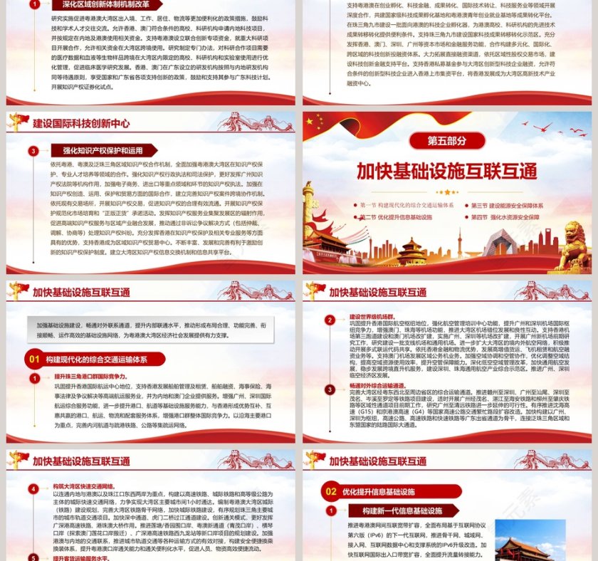粤港澳大湾区发展规划纲要PPT模板第6张