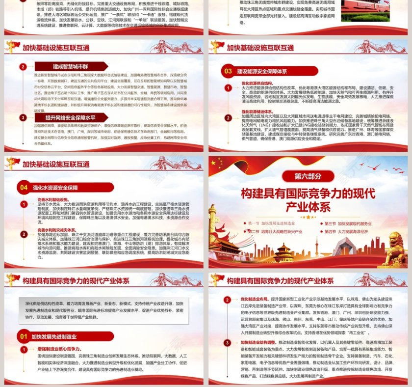 粤港澳大湾区发展规划纲要PPT模板第7张