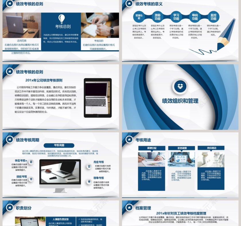 绩效制度考核模版ppt第2张