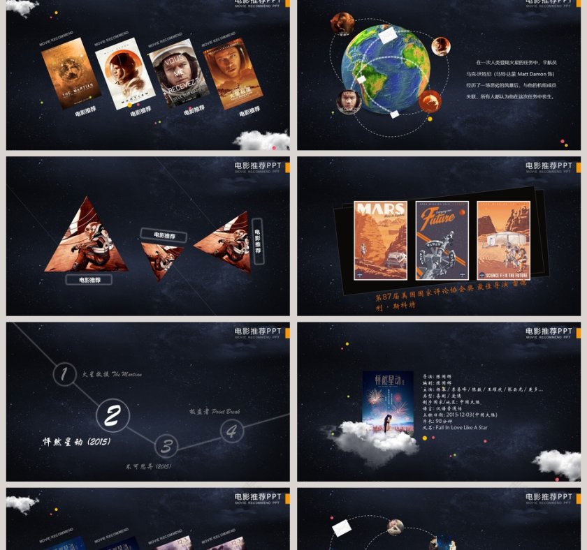 电影影视媒体传媒行业ppt模板第2张
