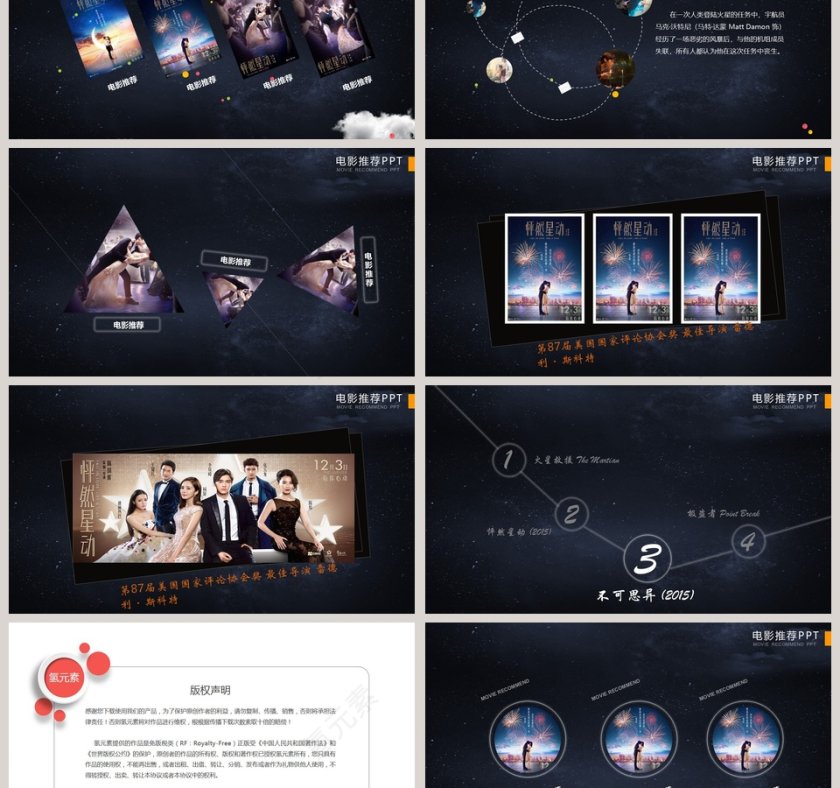 电影影视媒体传媒行业ppt模板第3张