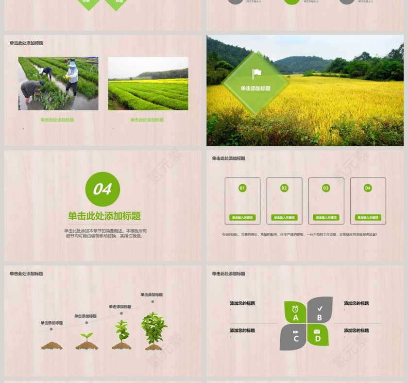 健康五谷饮食模板ppt第4张