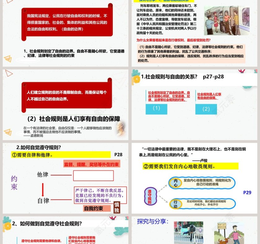 第三课  社会生活离不开规则-遵守规则教学ppt课件第2张
