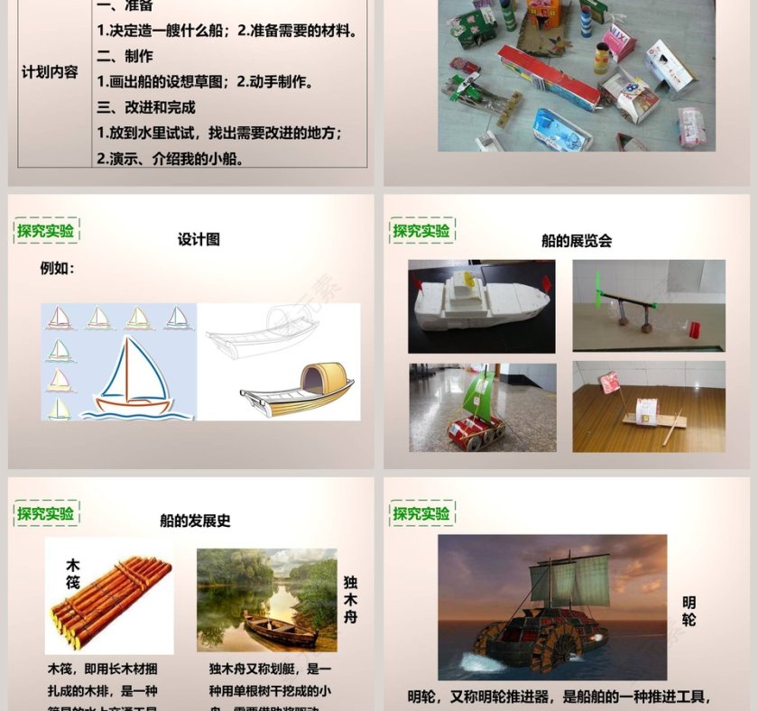 教科版五年级下册-造一艘小船教学ppt课件第3张