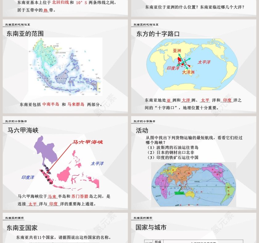 第一节-东南亚教学ppt课件第2张