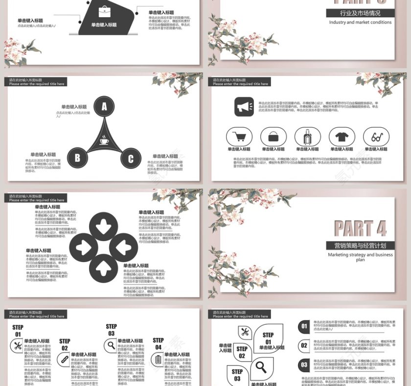 202X年简约大气商业项目计划书ppt模版第3张