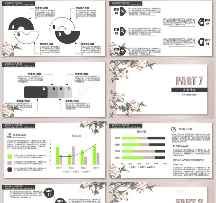 202X年简约大气商业项目计划书ppt模版第5张