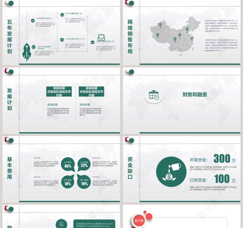 完整框架商务融资计划书模板第5张