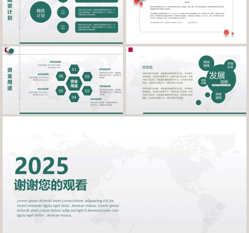 完整框架商务融资计划书模板第6张