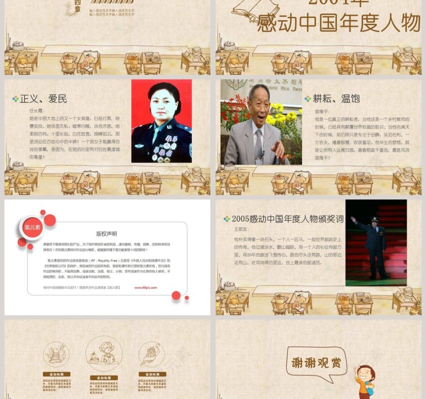 简约为人民服务PPT第6张