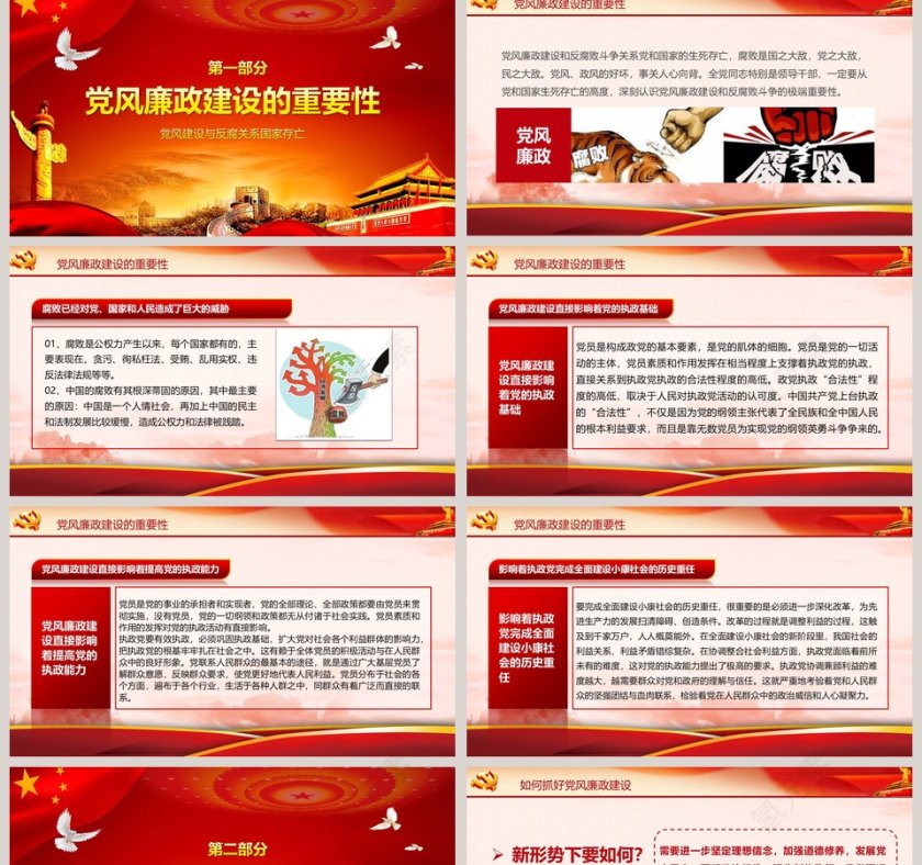 全面从严治党 抓好党风廉政建设廉政廉洁ppt第2张