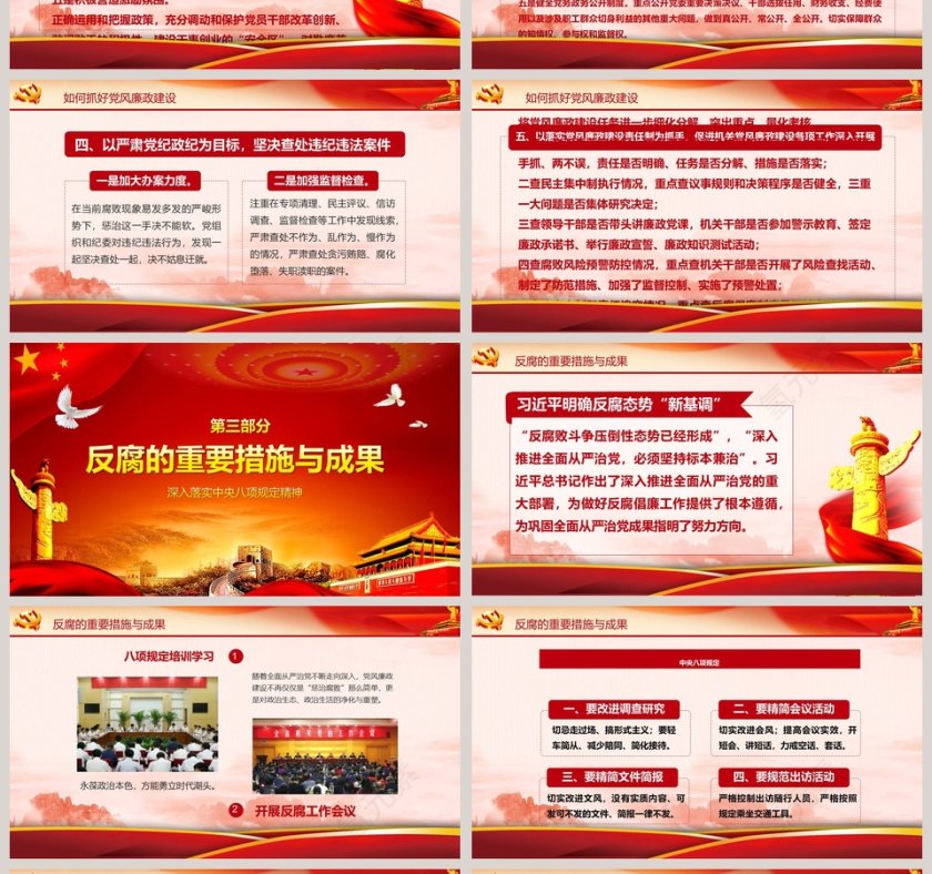 全面从严治党 抓好党风廉政建设廉政廉洁ppt第4张