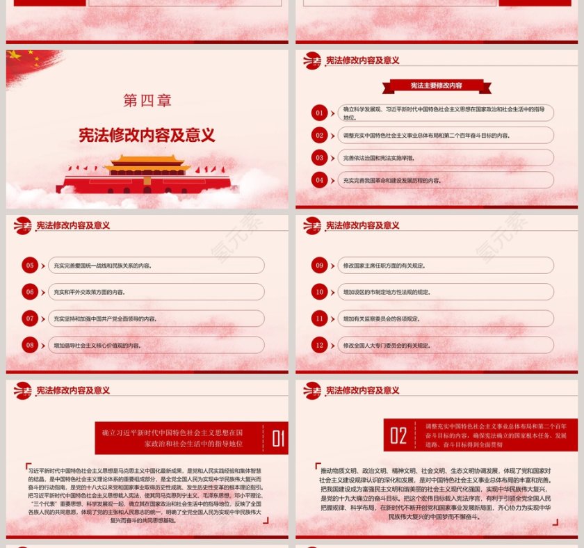 宪法解读国家宪法日PPT模板第4张