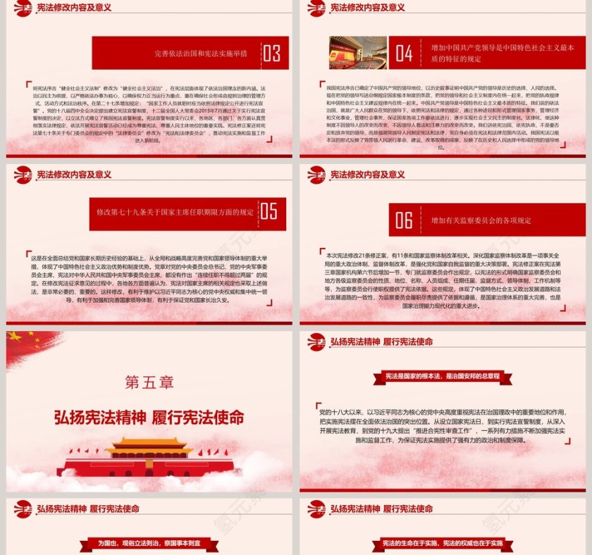 宪法解读国家宪法日PPT模板第5张