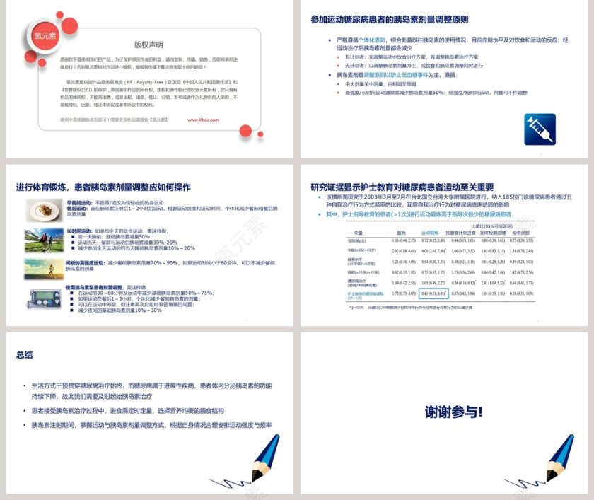 注射胰岛素期间平衡糖友的饮食与运动ppt模板第5张