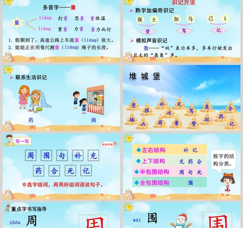 教学课件二年级语文下册沙滩上的童话语文课件PPT第2张
