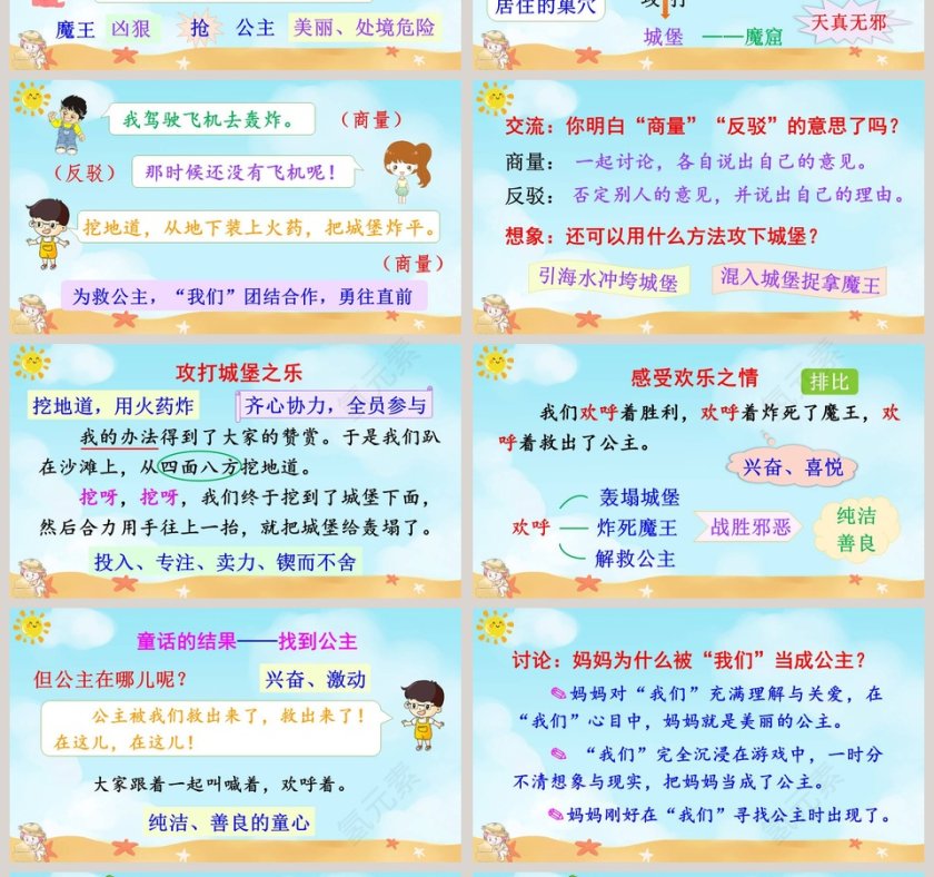 教学课件二年级语文下册沙滩上的童话语文课件PPT第4张