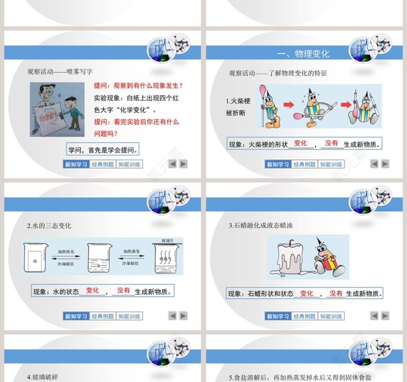 物质的变化教学ppt课件第2张