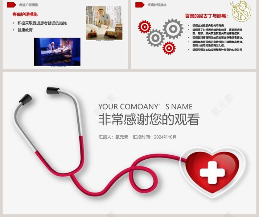 简单实用医疗疼痛护理培训ppt模板第5张