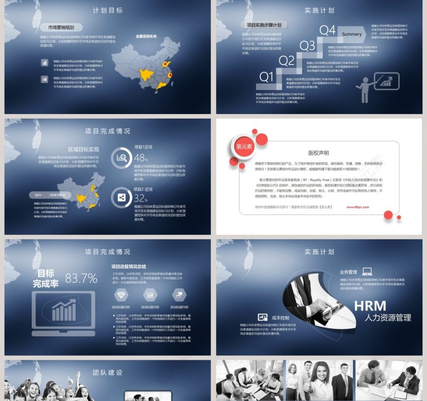 岗位竞聘述职报告PPT模板第5张