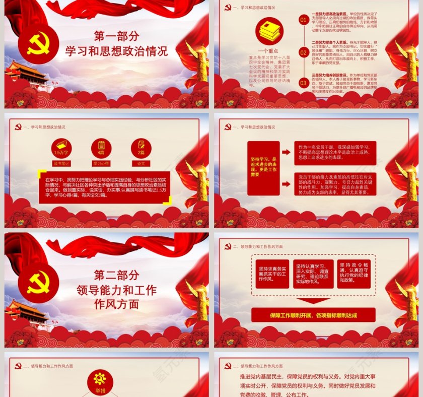 思想政治廉洁自律述职述廉报告PPT第2张