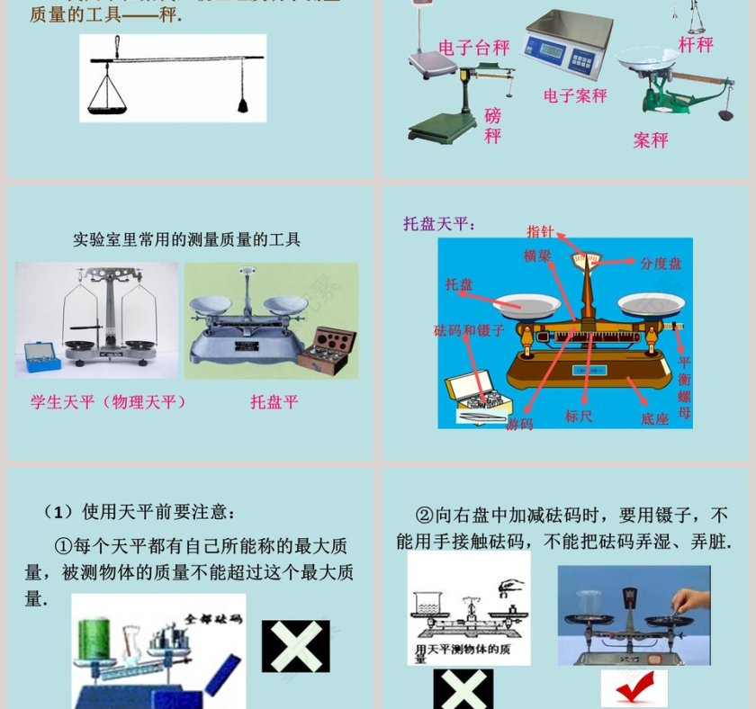 第二章物质世界的尺度质量和密度-物体的质量及其测量教学ppt课件第5张