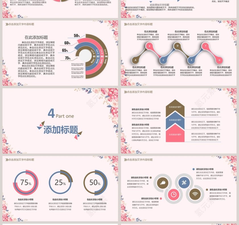 鲜花动态信息化教学设计PPT模板第4张