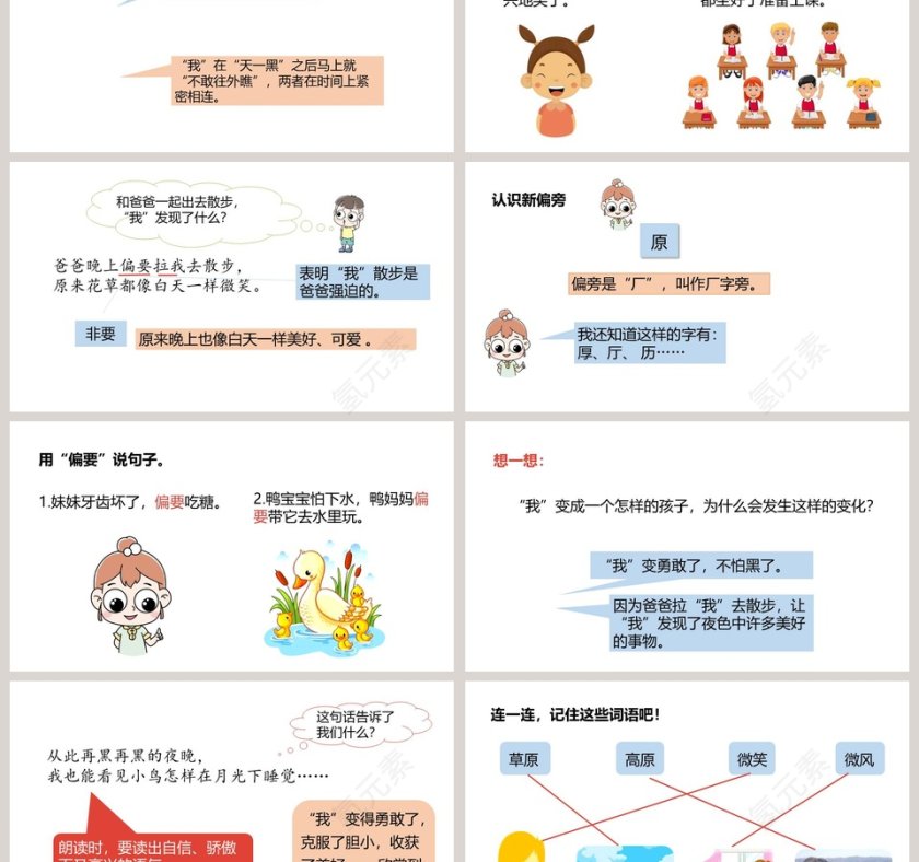课文解析夜色语文课件PPT第3张