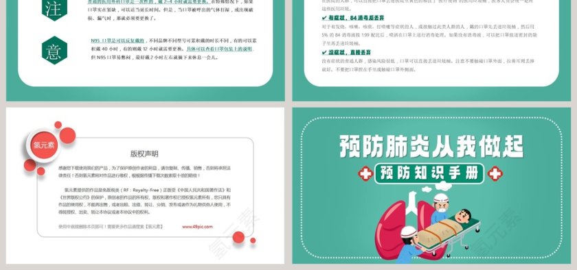 新型冠状病毒肺炎预防知识手册武汉肺炎疫情PPT第6张