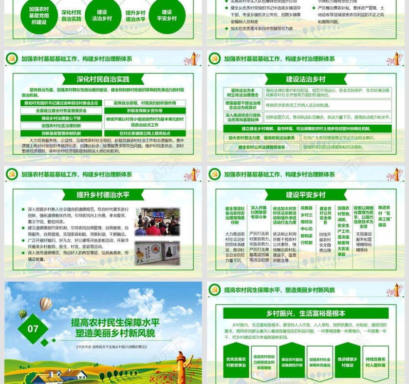 2019中央一号文件国务院关于实施乡村振兴战略的意见学习党课ppt第7张