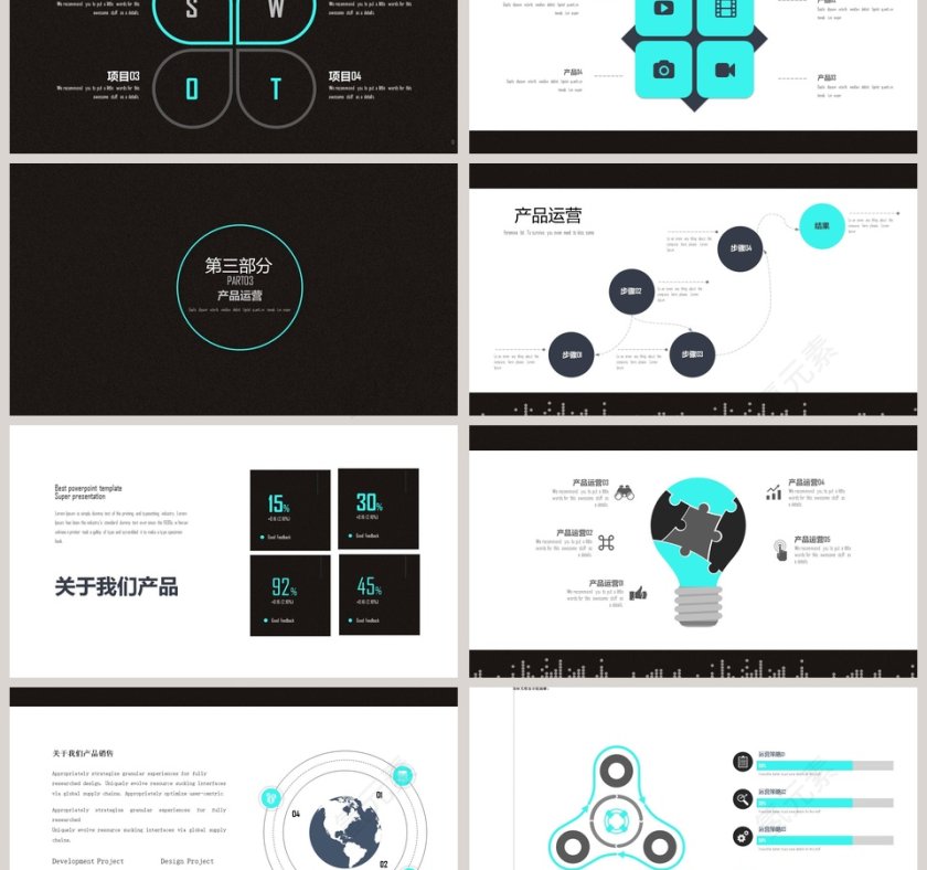 高端招商商业计划书PPT第3张