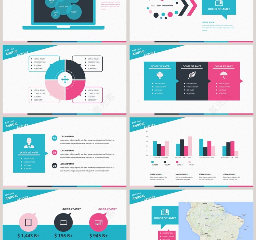 商务汇报工作总结简约通用ppt第3张
